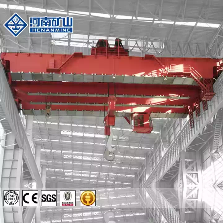 Double Beam Ladle Crane in Steel Plant Environment
