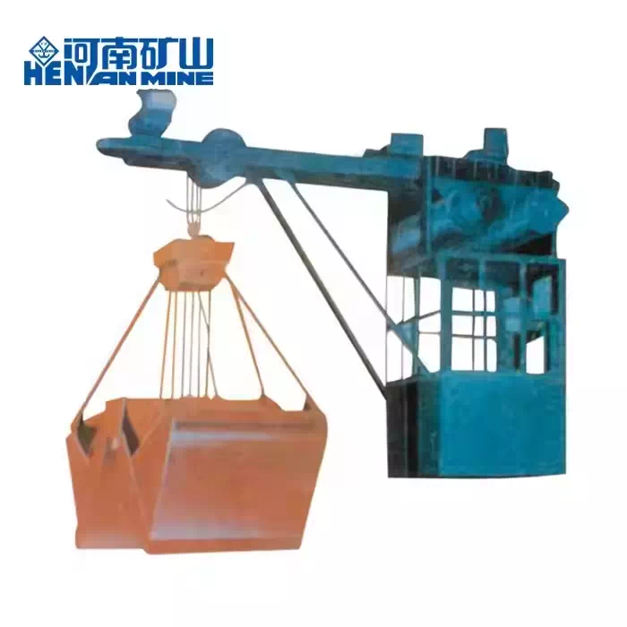 Overhead Grab Hoist Crane with single girder design