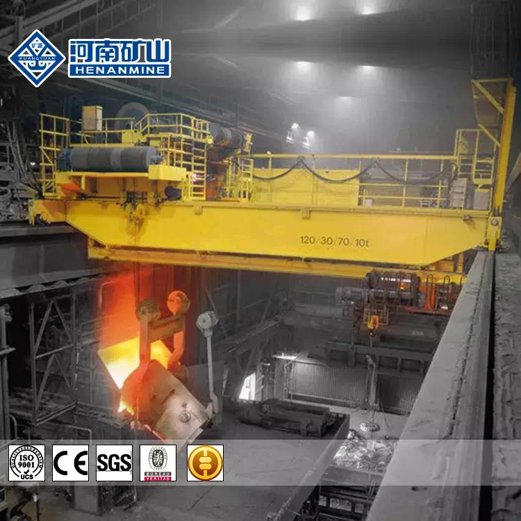 Customized Ladle Handling Overhead Crane for Metallurgy