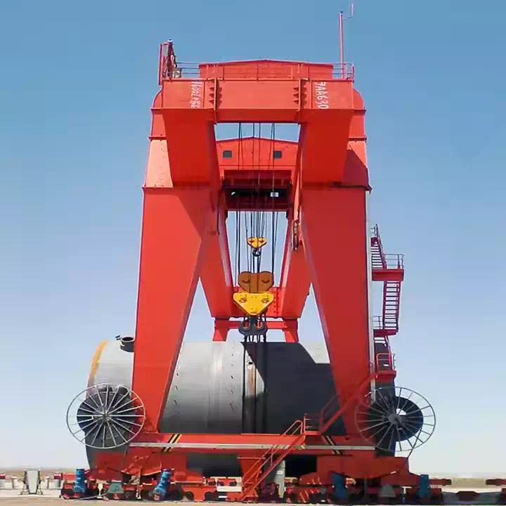 Industrial Double Girder Hook Gantry Crane