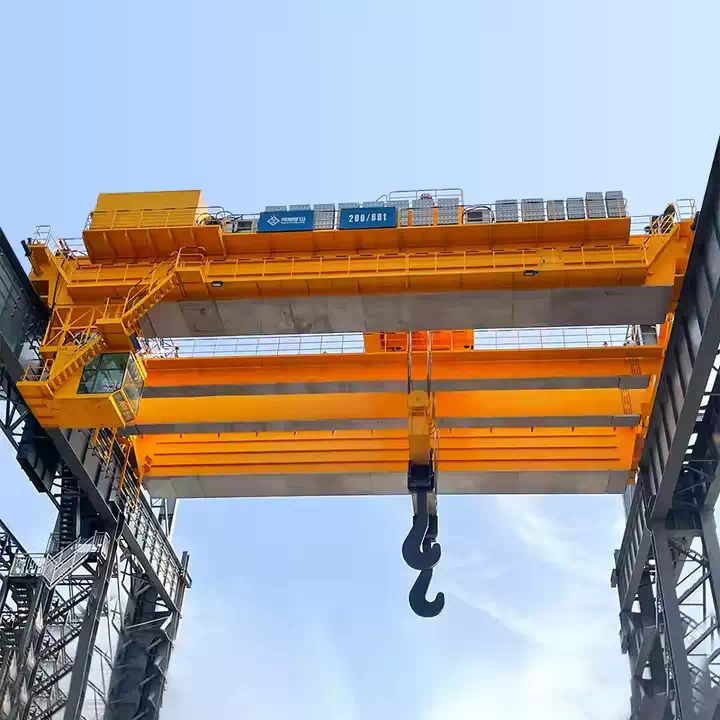 Industrial Foundry Ladle Crane with Dual Beam Design