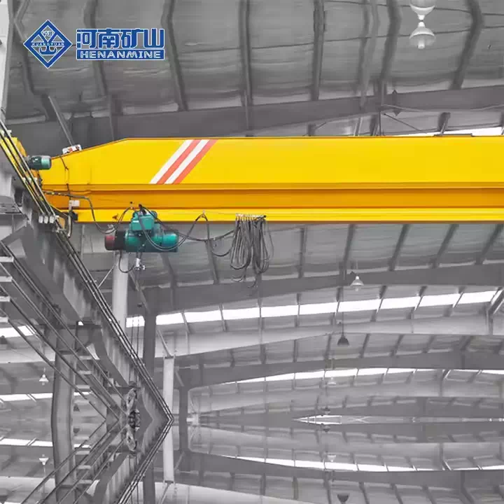 Electric Grab Overhead Crane with single girder structure