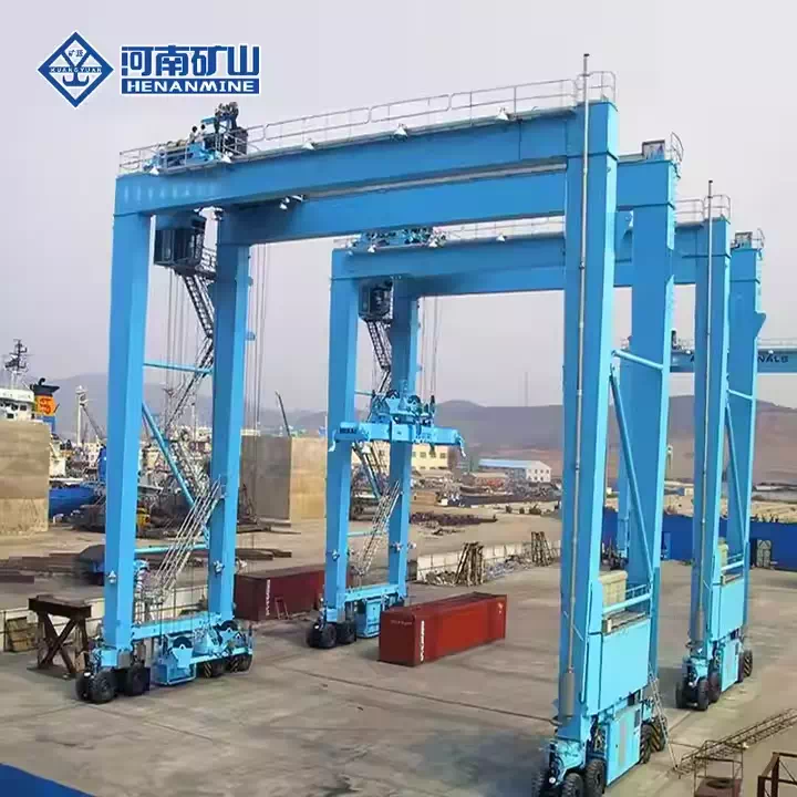 Rubber-Tired Yard Crane for Terminals