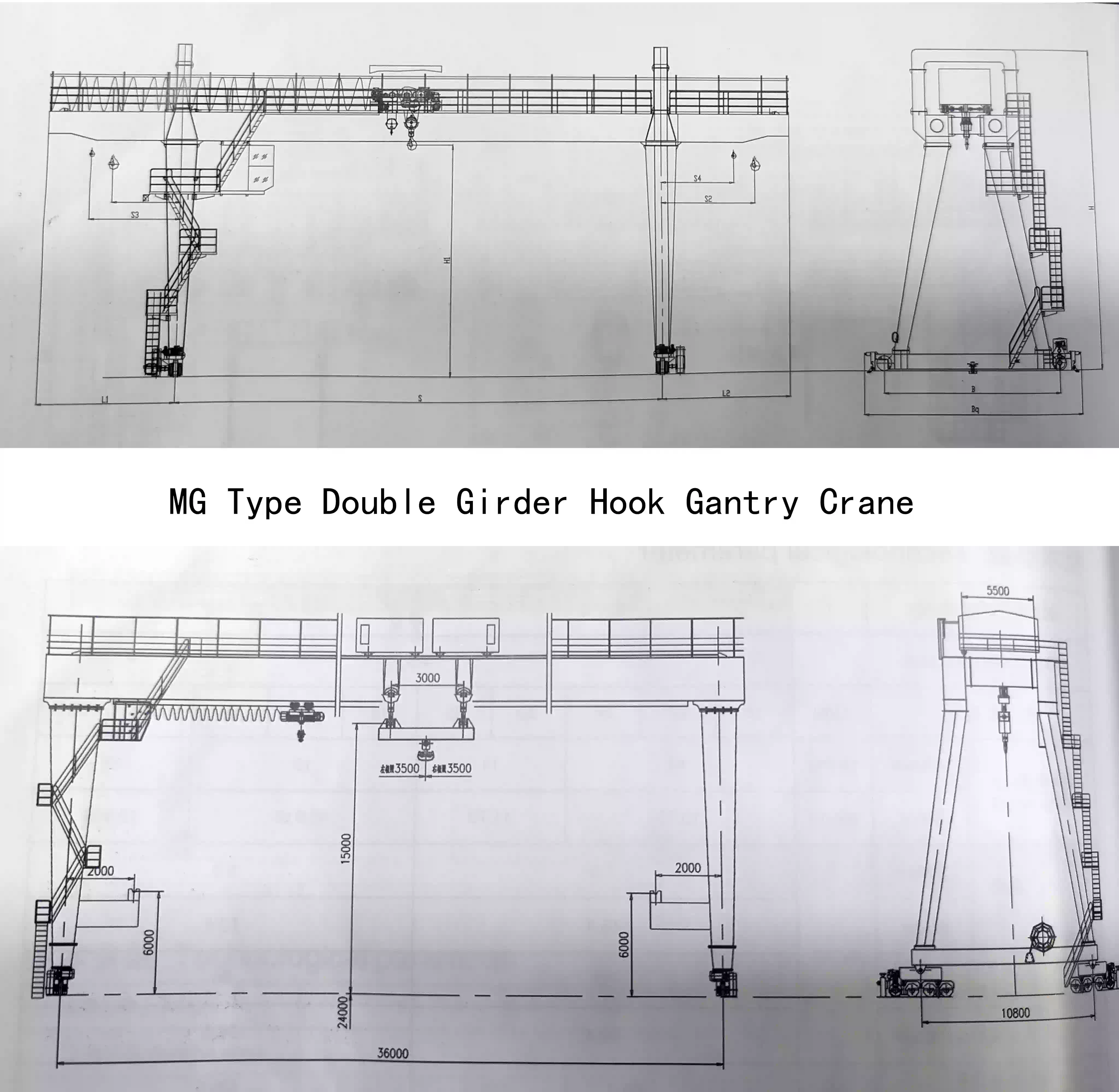 Double Beam A-Type Gantry Crane