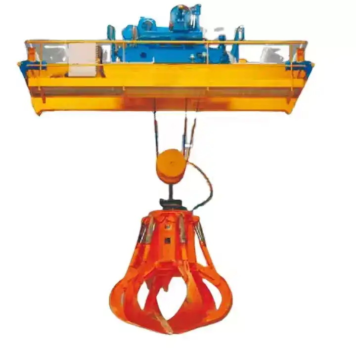 Combination Grab & Magnet Gantry Crane