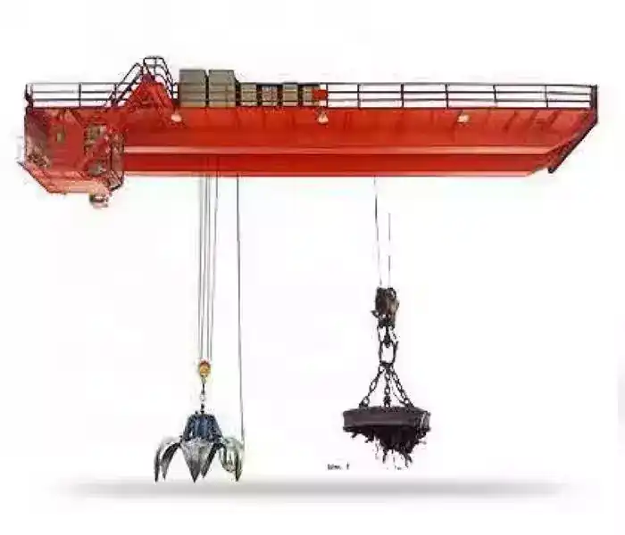 Dual-Purpose Grab & Magnet Crane