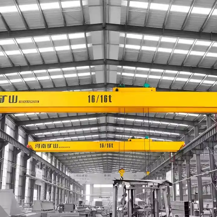 Double Girder Overhead Lifting Crane with Wire Rope Hoist