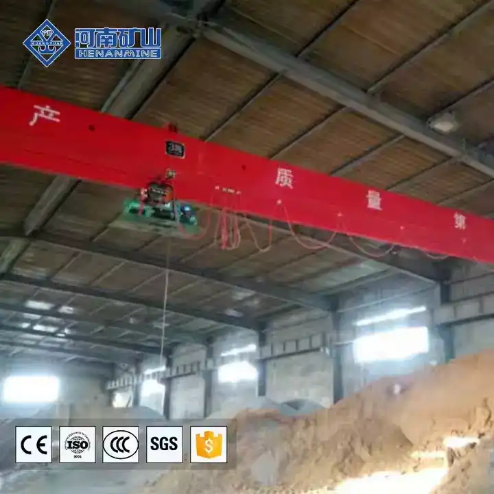 Heavy Duty Single Girder Foundry Crane in Metal Casting