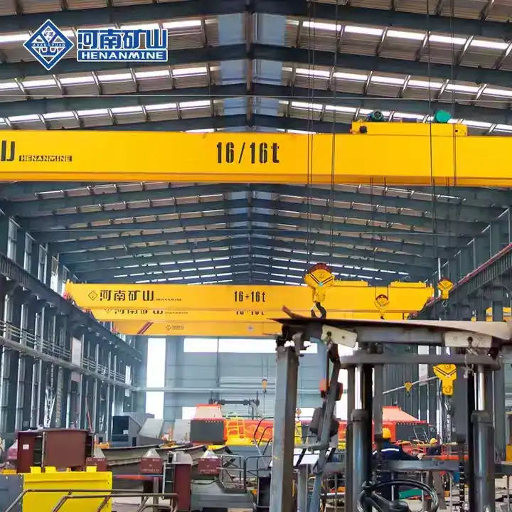 Factory Use Double Beam Hoist Crane